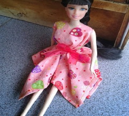 Detail Cara Membuat Baju Barbie Dari Kain Bekas Yang Mudah Nomer 6