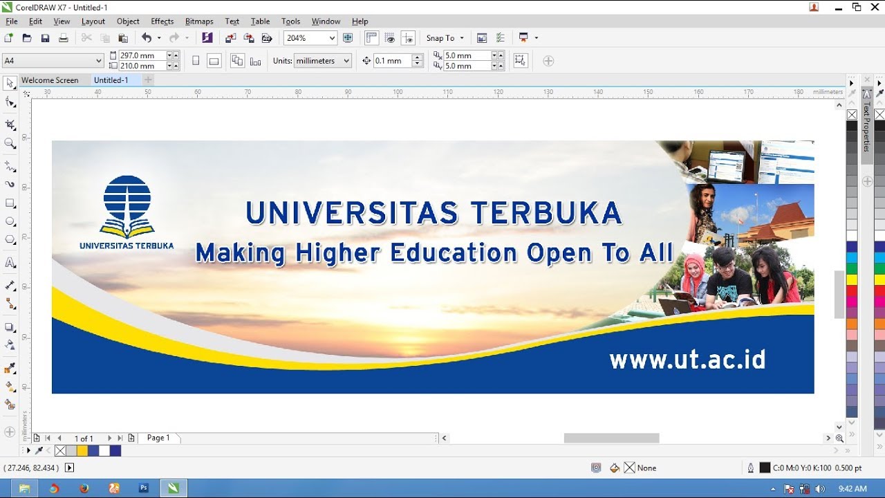 Detail Cara Membuat Banner Keren Dengan Coreldraw Nomer 3