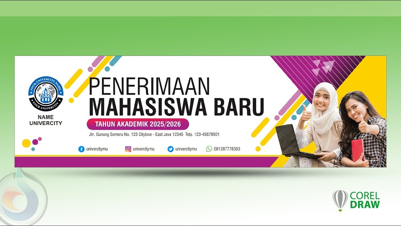 Detail Cara Membuat Banner Keren Dengan Coreldraw X7 Nomer 12