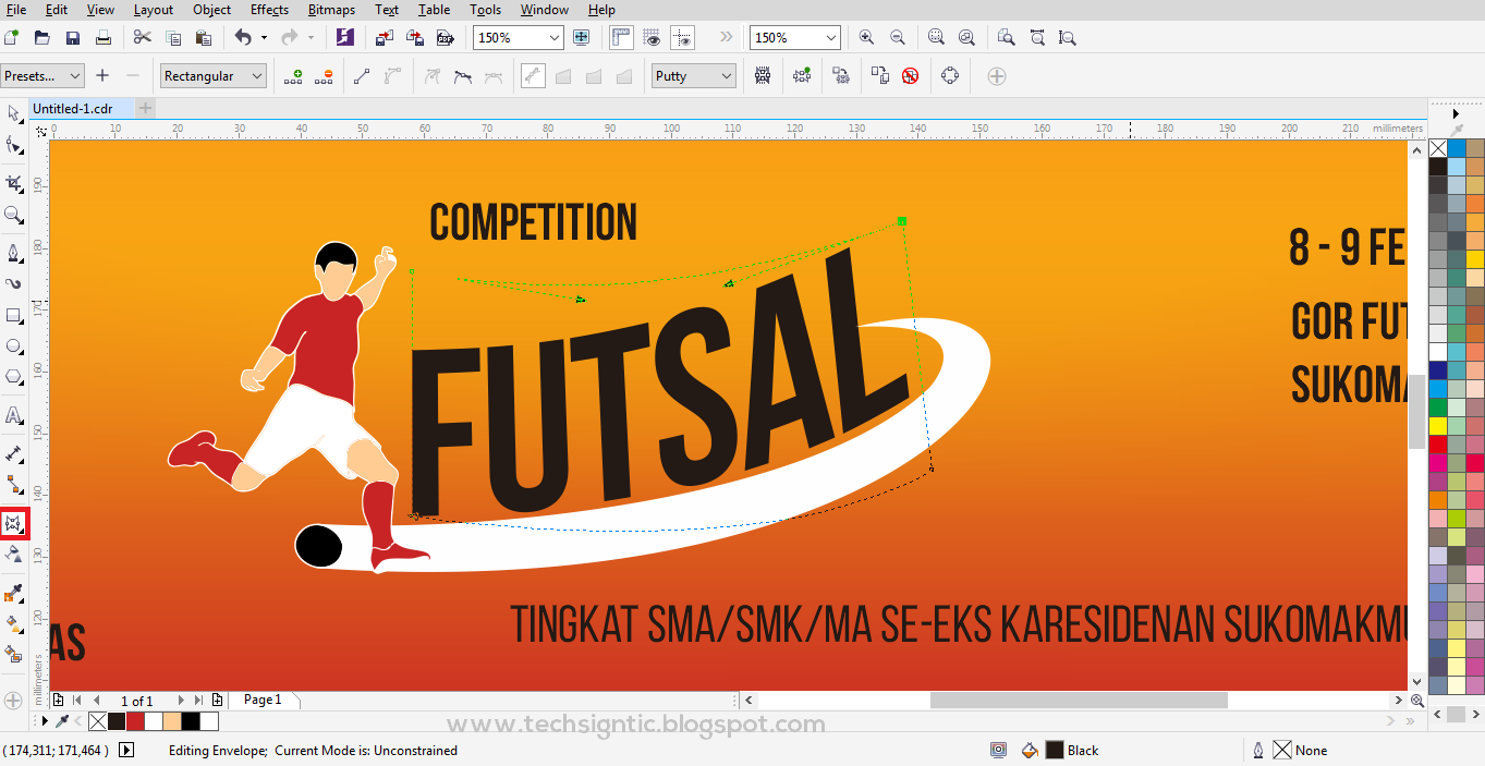 Detail Cara Membuat Banner Keren Dengan Coreldraw X7 Nomer 17