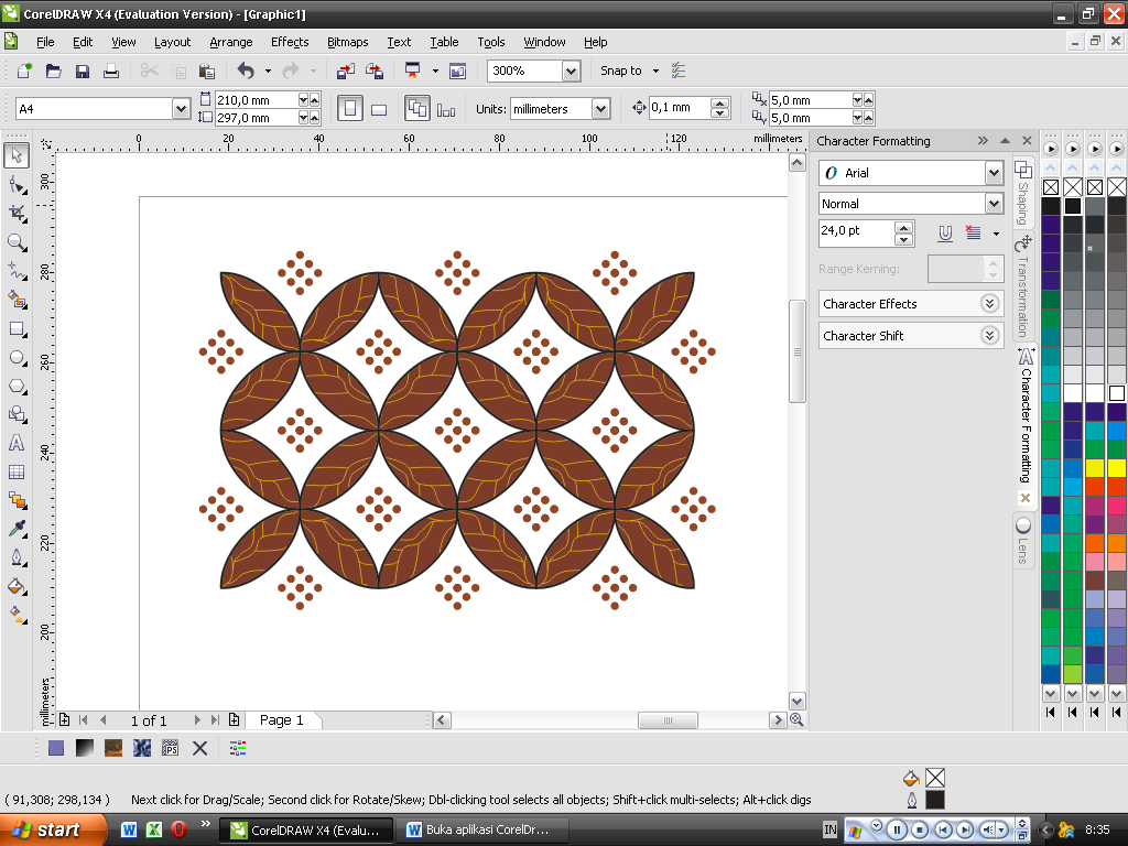 Detail Cara Membuat Batik Di Coreldraw Nomer 10