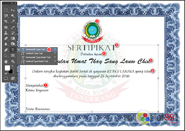 Detail Cara Membuat Bingkai Sertifikat Di Photoshop Nomer 9