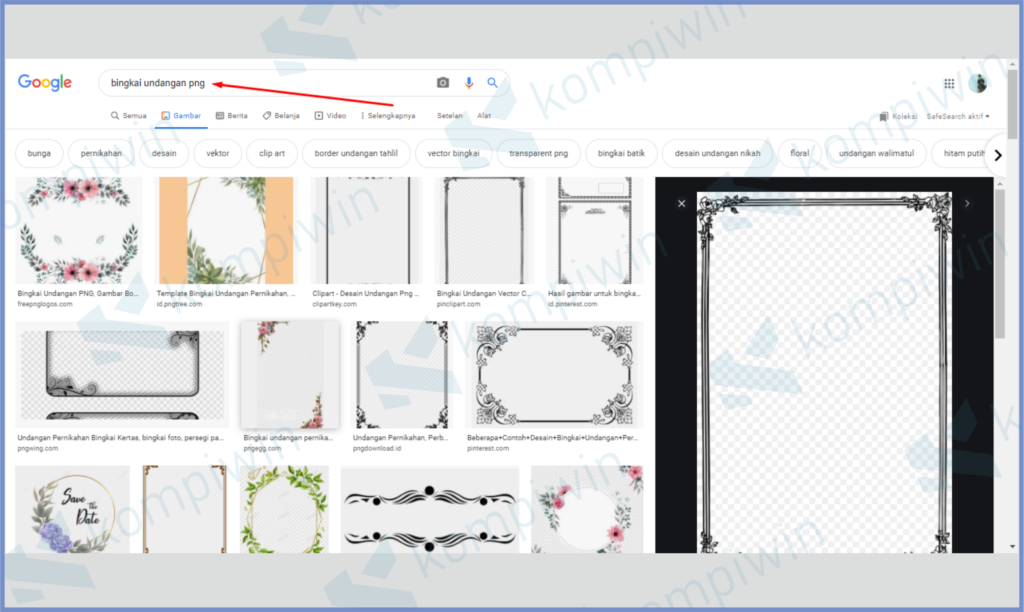 Detail Cara Membuat Bingkai Undangan Syukuran Nomer 19