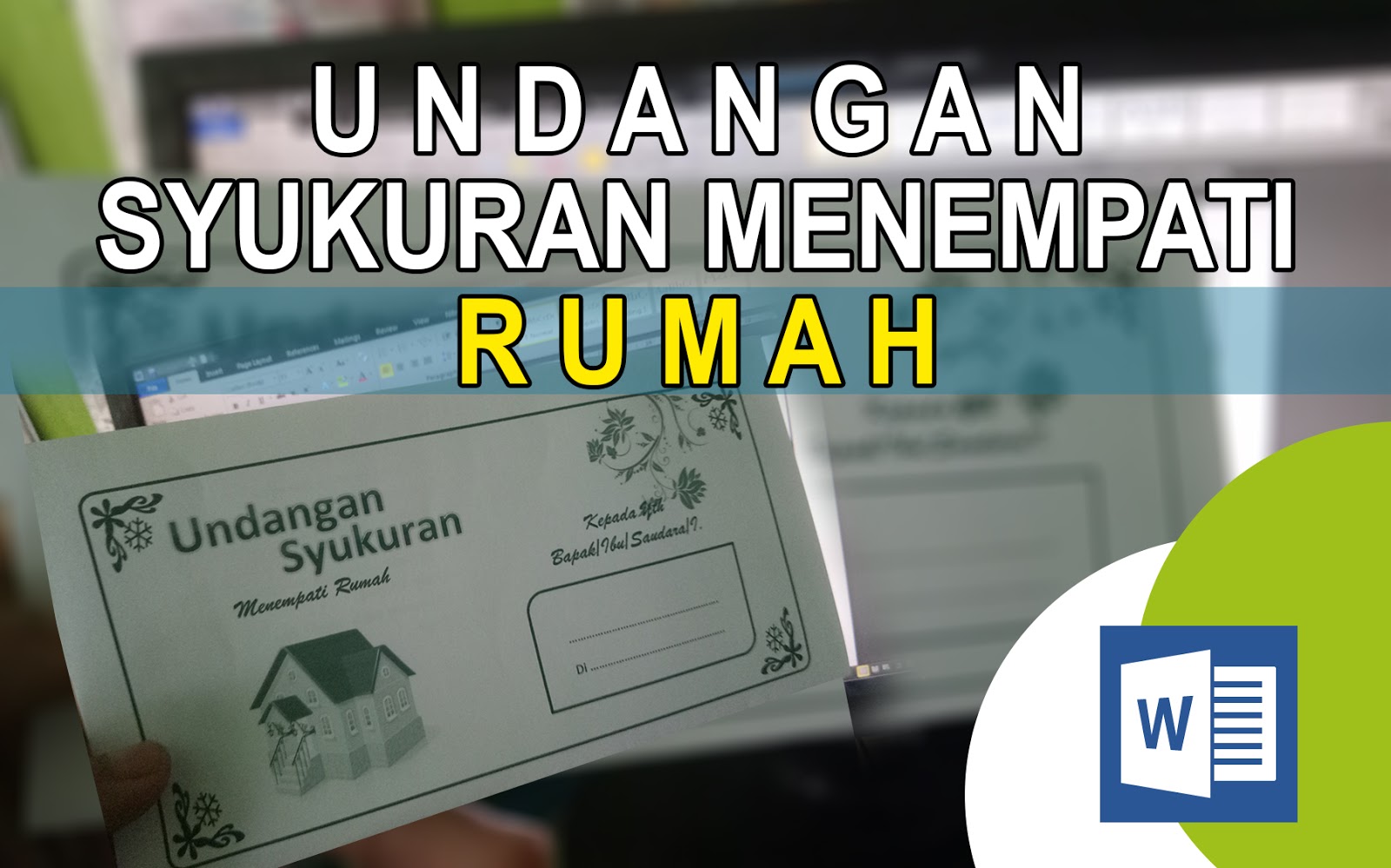 Detail Cara Membuat Bingkai Undangan Syukuran Nomer 47