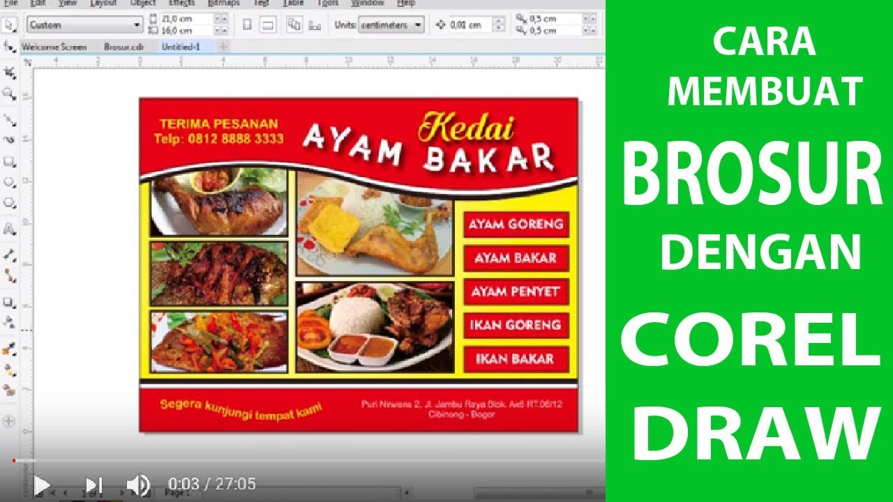 Detail Cara Membuat Brosur Di Coreldraw Nomer 4