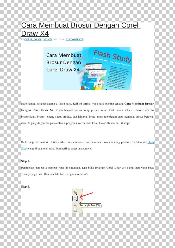 Detail Cara Membuat Brosur Di Coreldraw Nomer 52