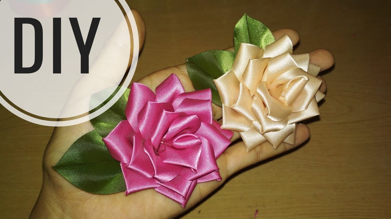 Detail Cara Membuat Bunga Mawar Dari Pita Kain Nomer 11