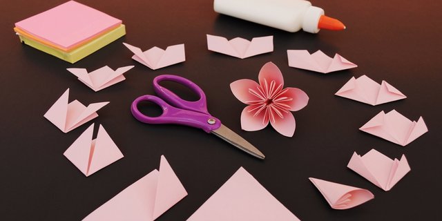 Detail Cara Membuat Bunga Sakura Dari Origami Nomer 12