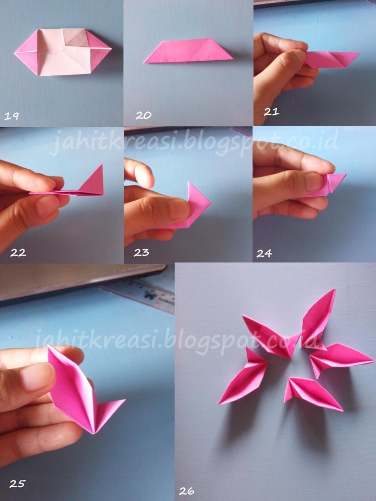 Detail Cara Membuat Bunga Sakura Dari Origami Nomer 23