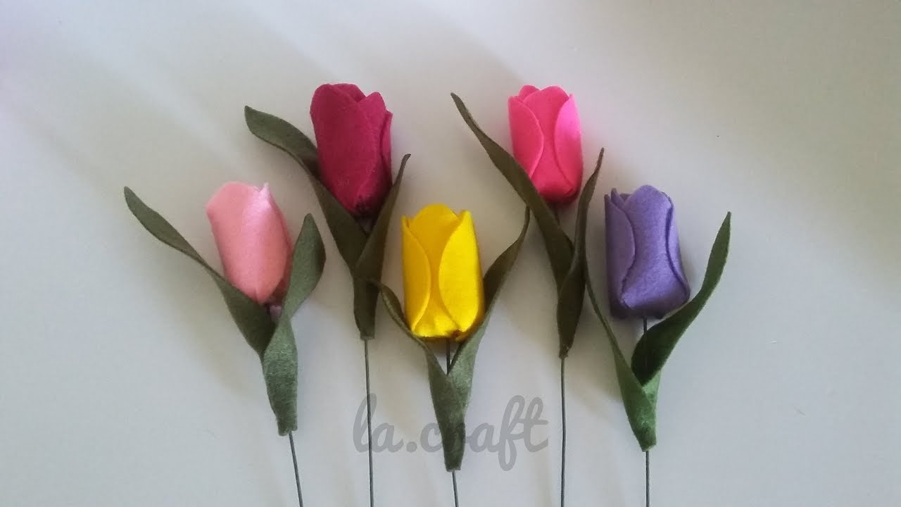 Detail Cara Membuat Bunga Tulip Dari Pita Jepang Nomer 4