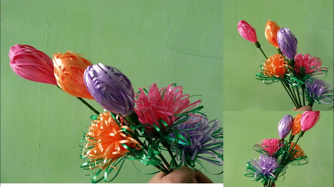 Detail Cara Membuat Bunga Tulip Dari Pita Jepang Nomer 5