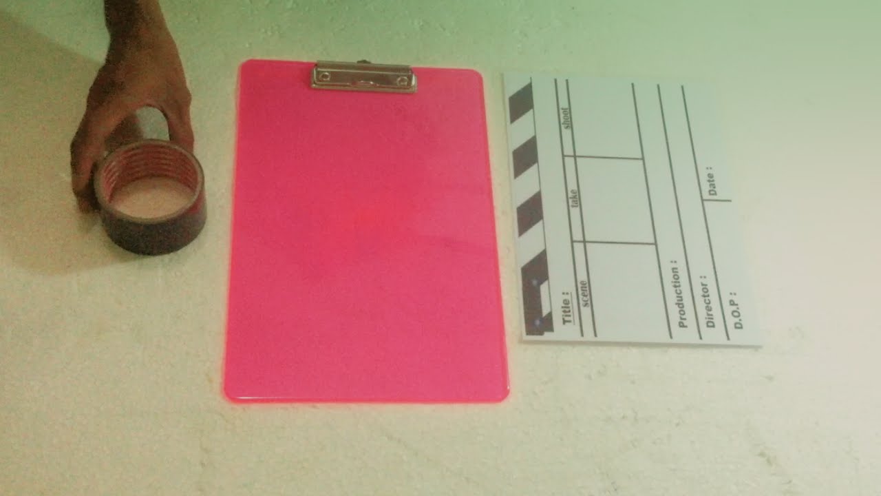 Detail Cara Membuat Clapperboard Sendiri Nomer 2