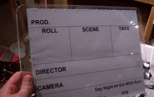 Detail Cara Membuat Clapperboard Sendiri Nomer 8