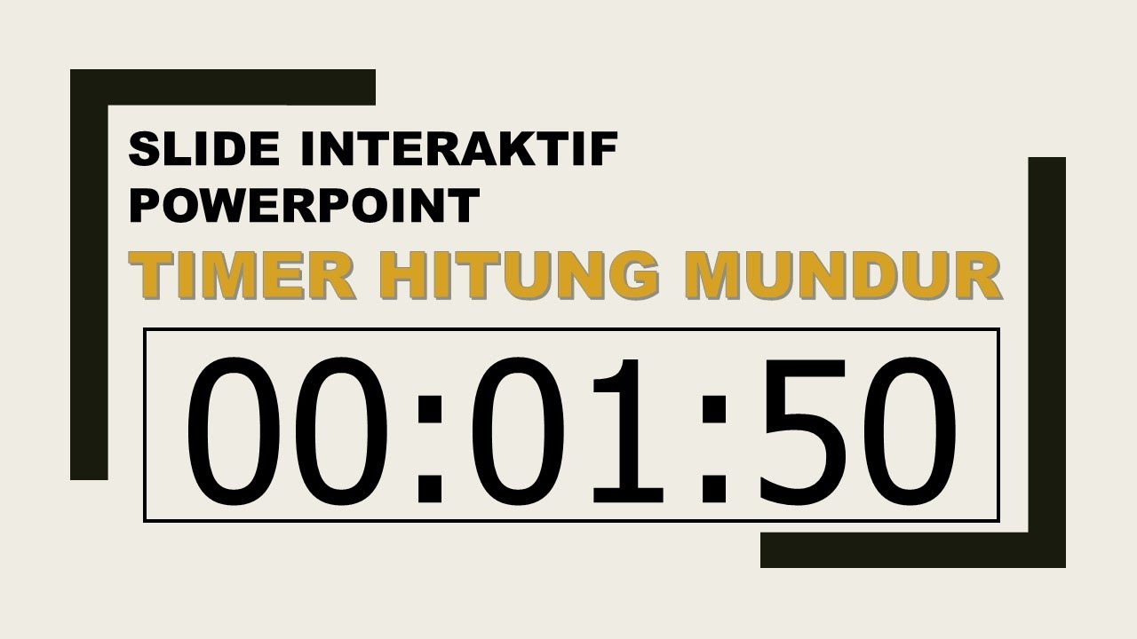 Detail Cara Membuat Countdown Di Powerpoint Nomer 3