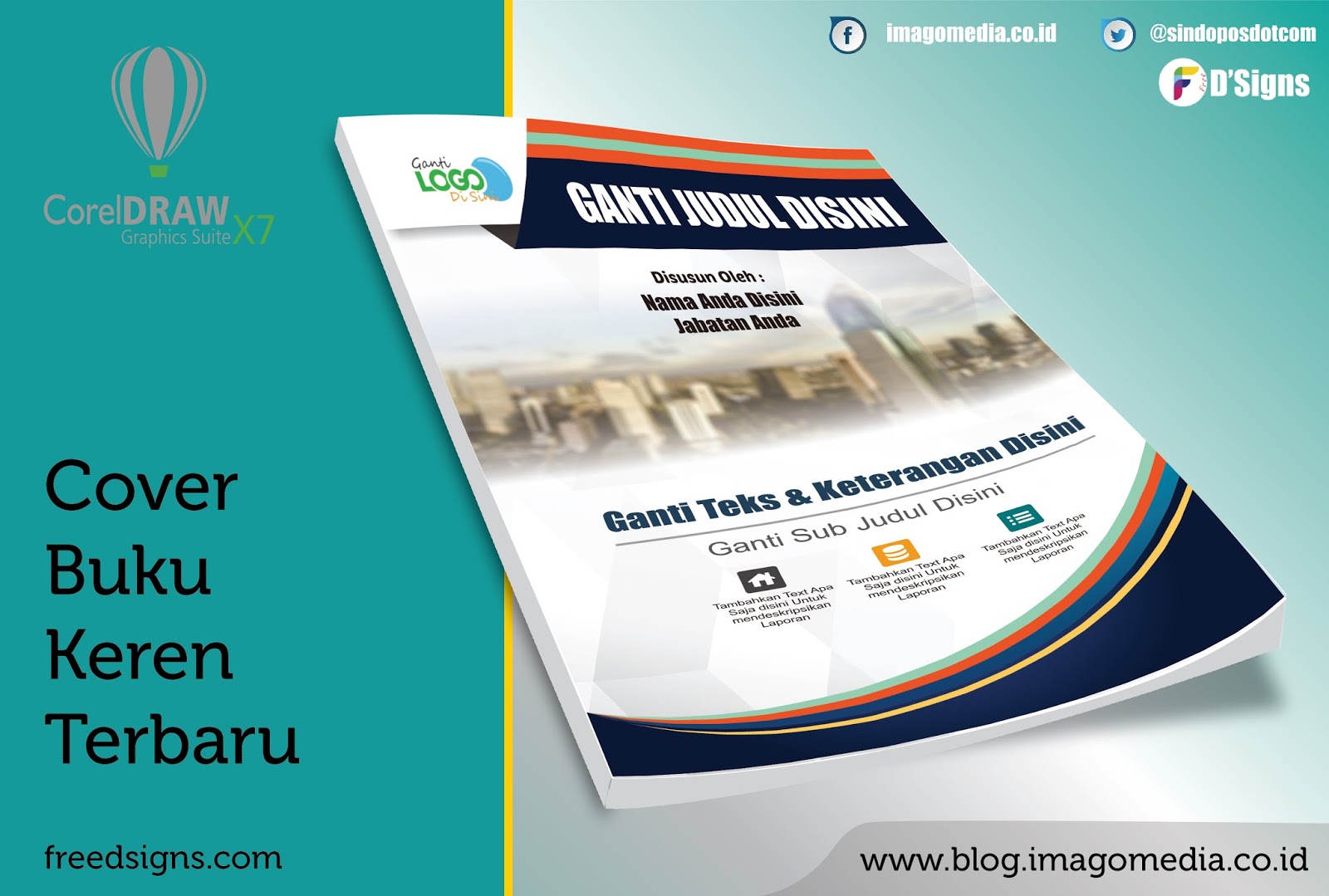 Detail Cara Membuat Cover Proposal Dengan Coreldraw Nomer 16