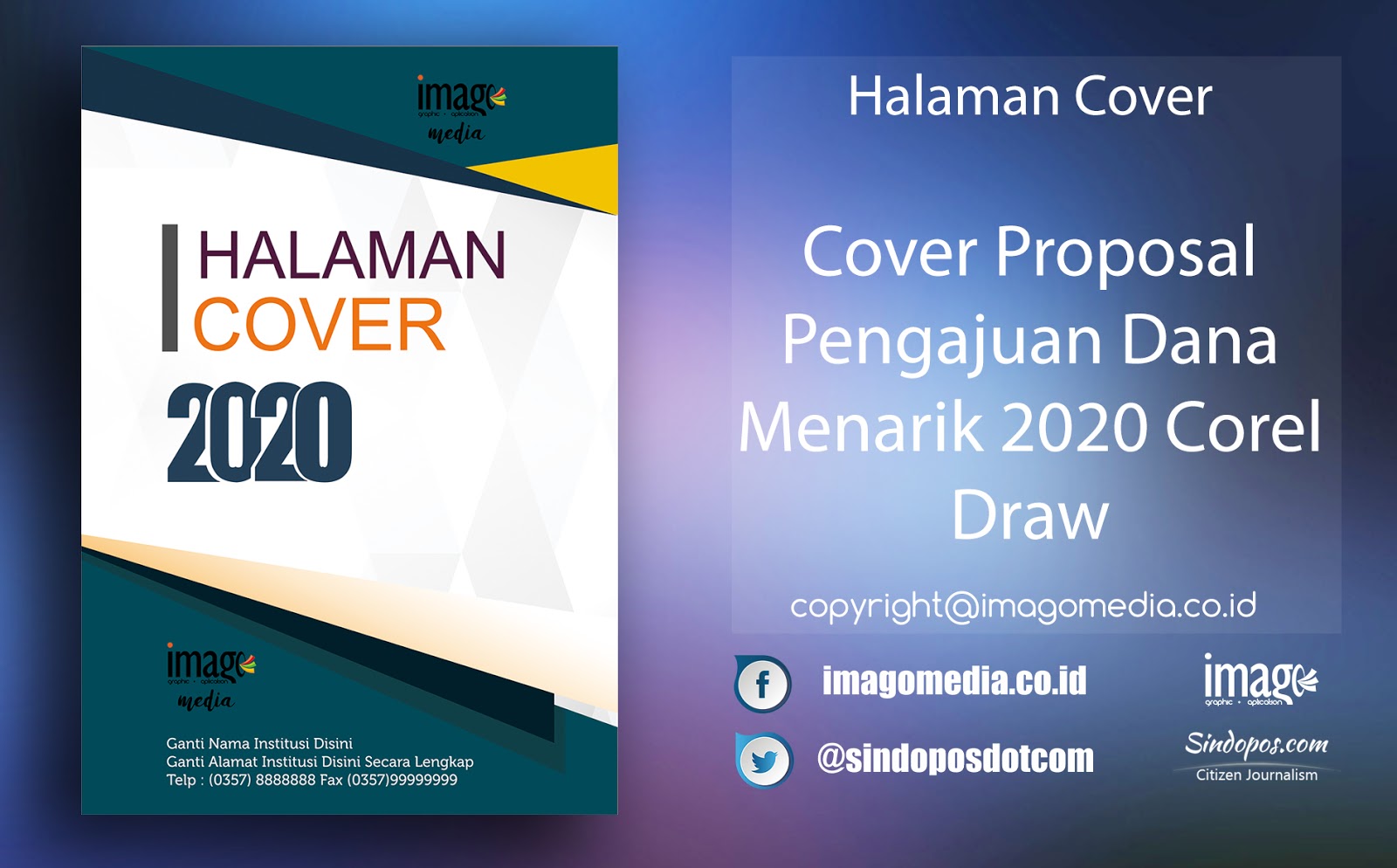 Detail Cara Membuat Cover Proposal Dengan Coreldraw Nomer 4