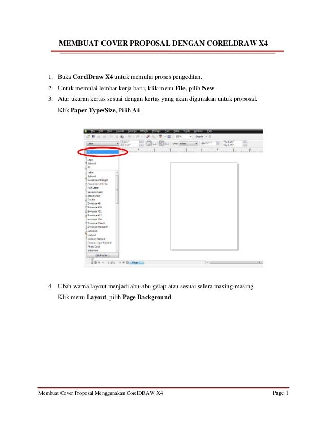 Detail Cara Membuat Cover Proposal Dengan Coreldraw Nomer 5
