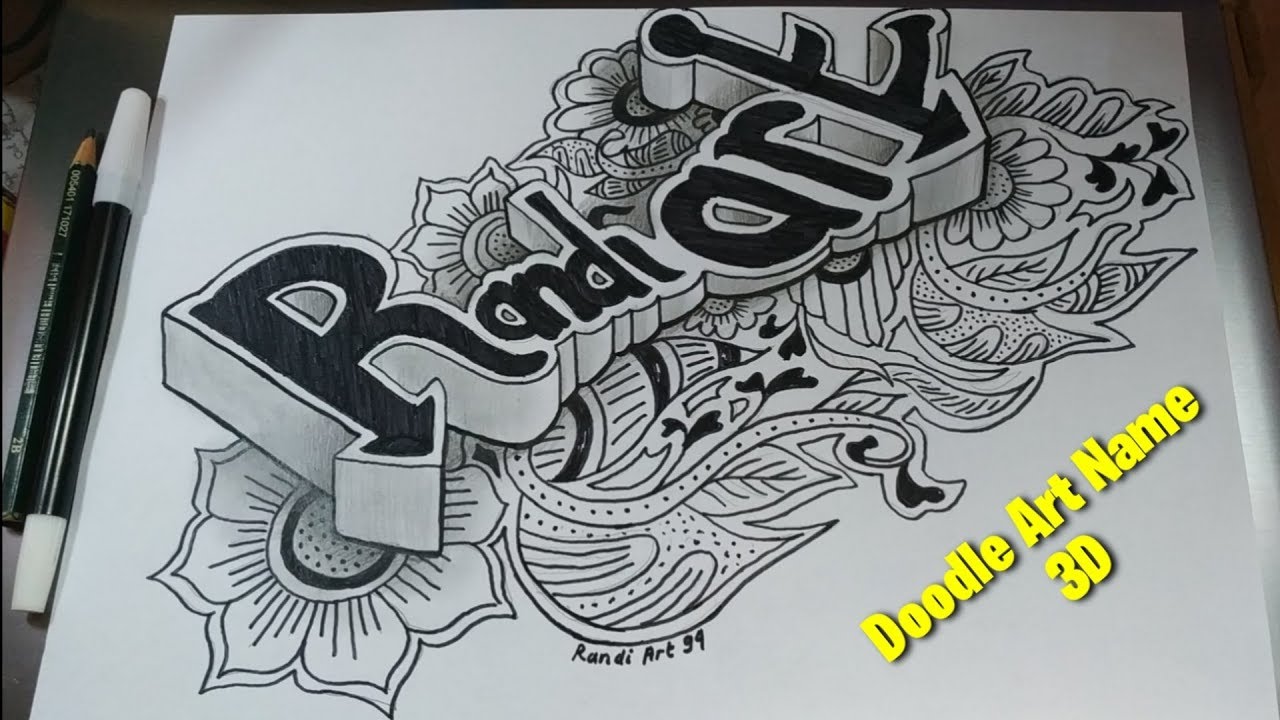 Detail Cara Membuat Doodle Art Name Di Photoshop Nomer 44