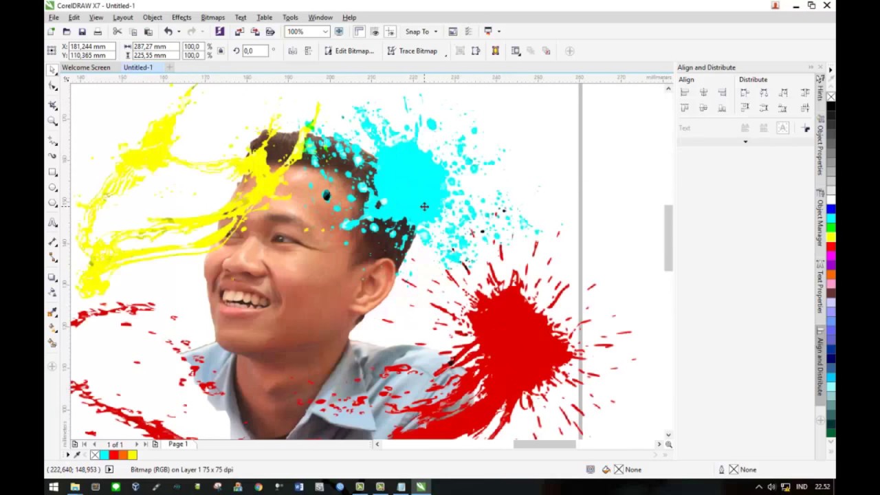 Detail Cara Membuat Efek Air Di Coreldraw Nomer 8