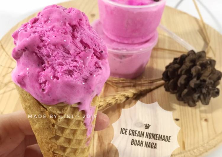 Detail Cara Membuat Es Cream Buah Naga Nomer 9