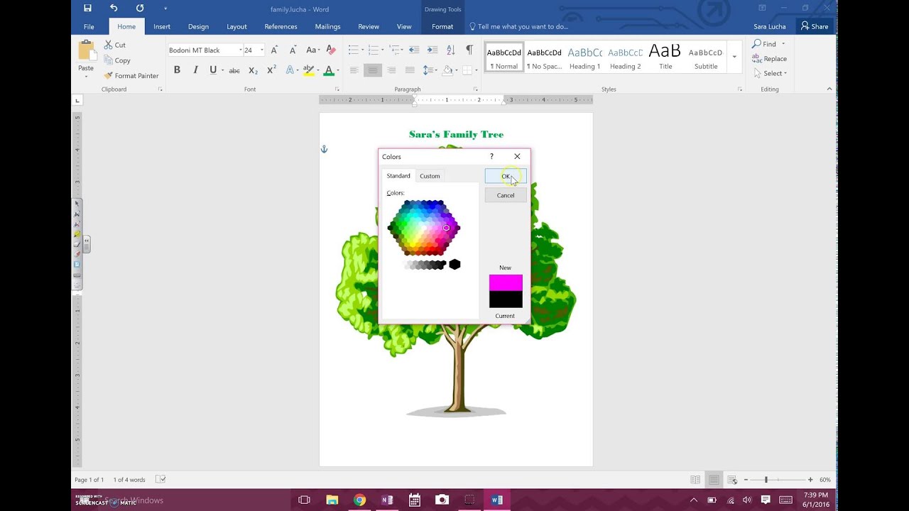 Detail Cara Membuat Family Tree Di Microsoft Word Nomer 10