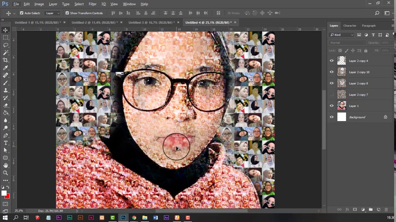 Cara Membuat Foto Mozaik Di Photoshop - KibrisPDR