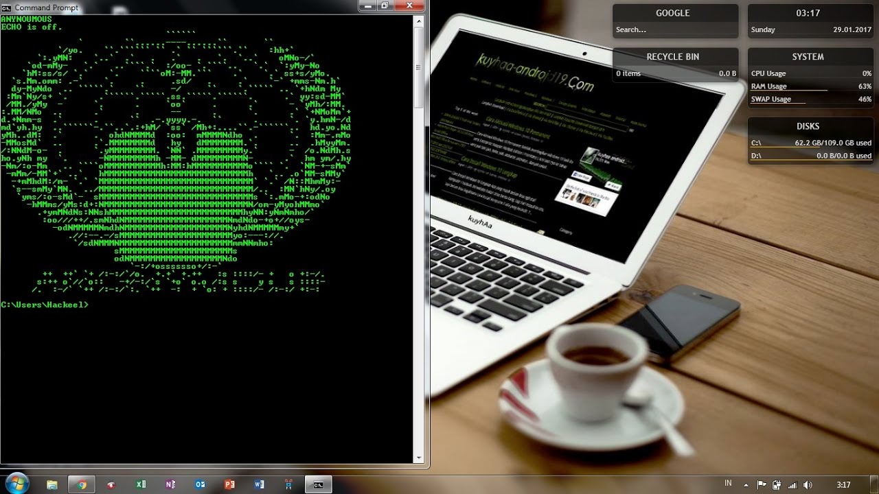 Detail Cara Membuat Gambar Anonymous Di Cmd Nomer 3