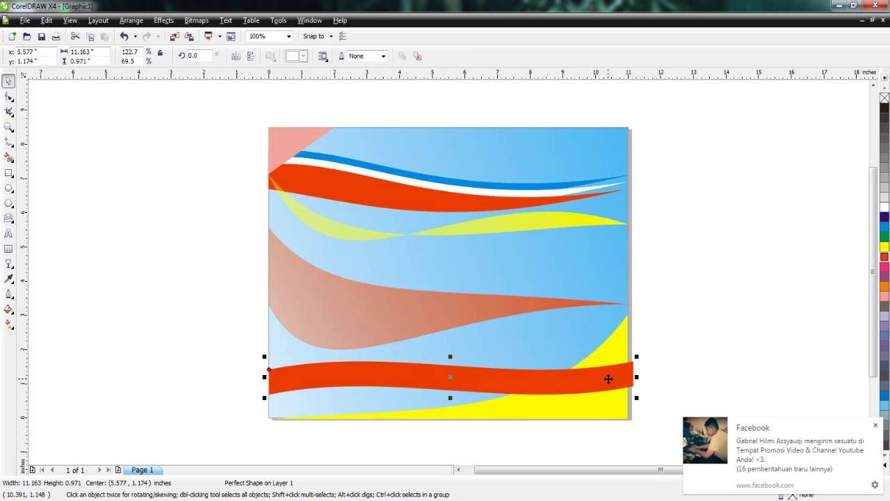 Detail Cara Membuat Gambar Menyatu Dengan Background Di Coreldraw Nomer 13