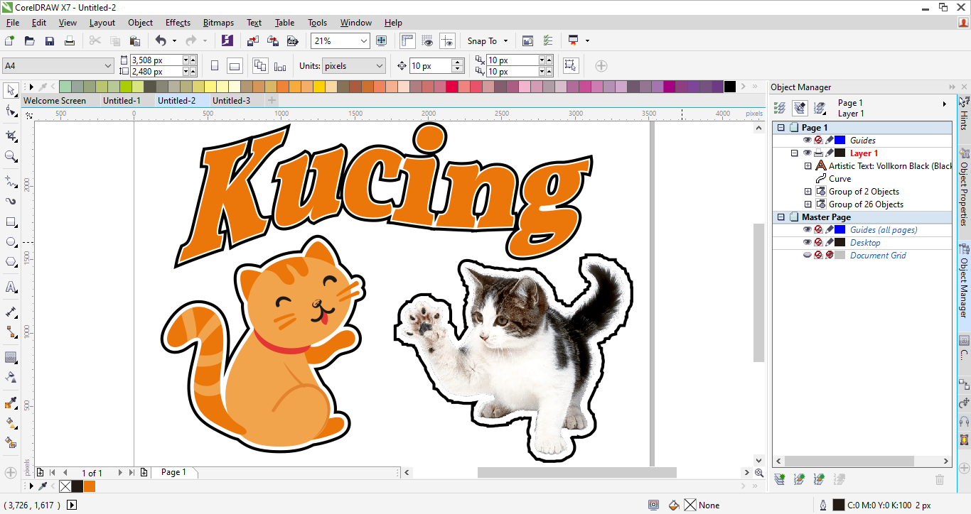 Detail Cara Membuat Gambar Menyatu Dengan Background Di Coreldraw Nomer 49