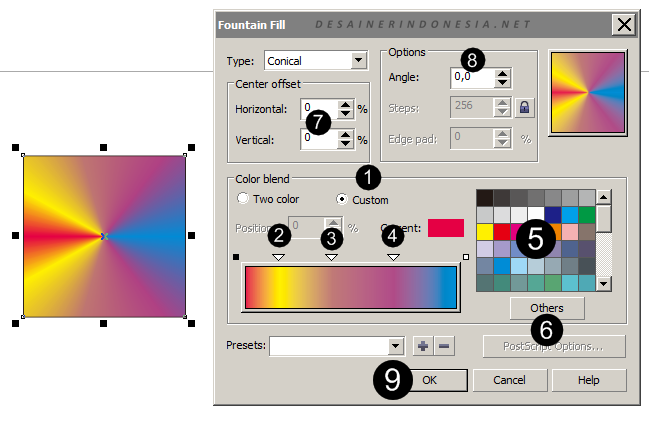 Detail Cara Membuat Gradasi Warna Di Coreldraw X7 Nomer 50