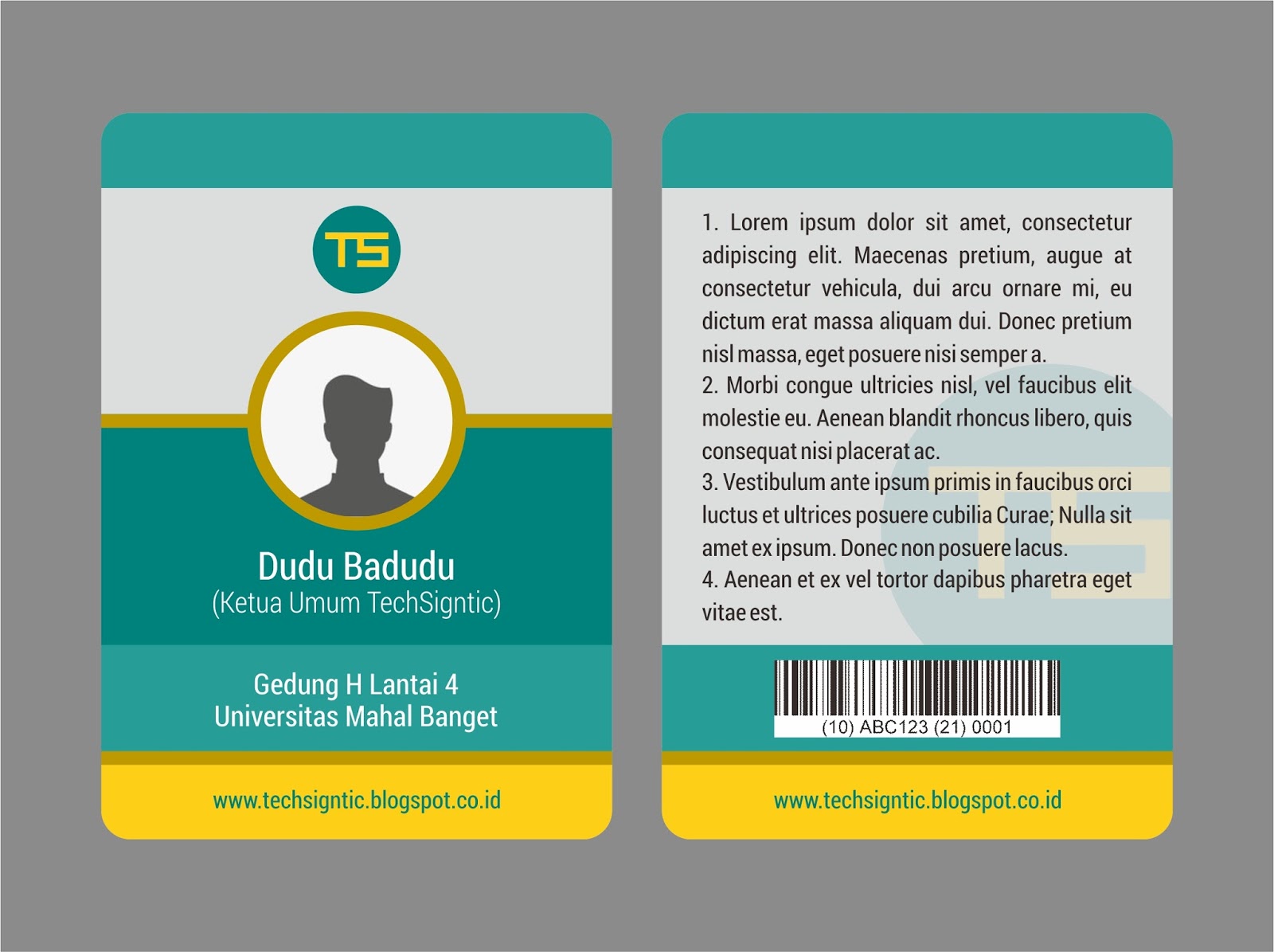 Detail Cara Membuat Id Card Dengan Corel Draw X5 Nomer 9