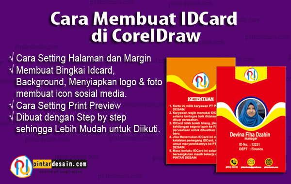 Detail Cara Membuat Id Card Dengan Corel Draw X5 Nomer 23