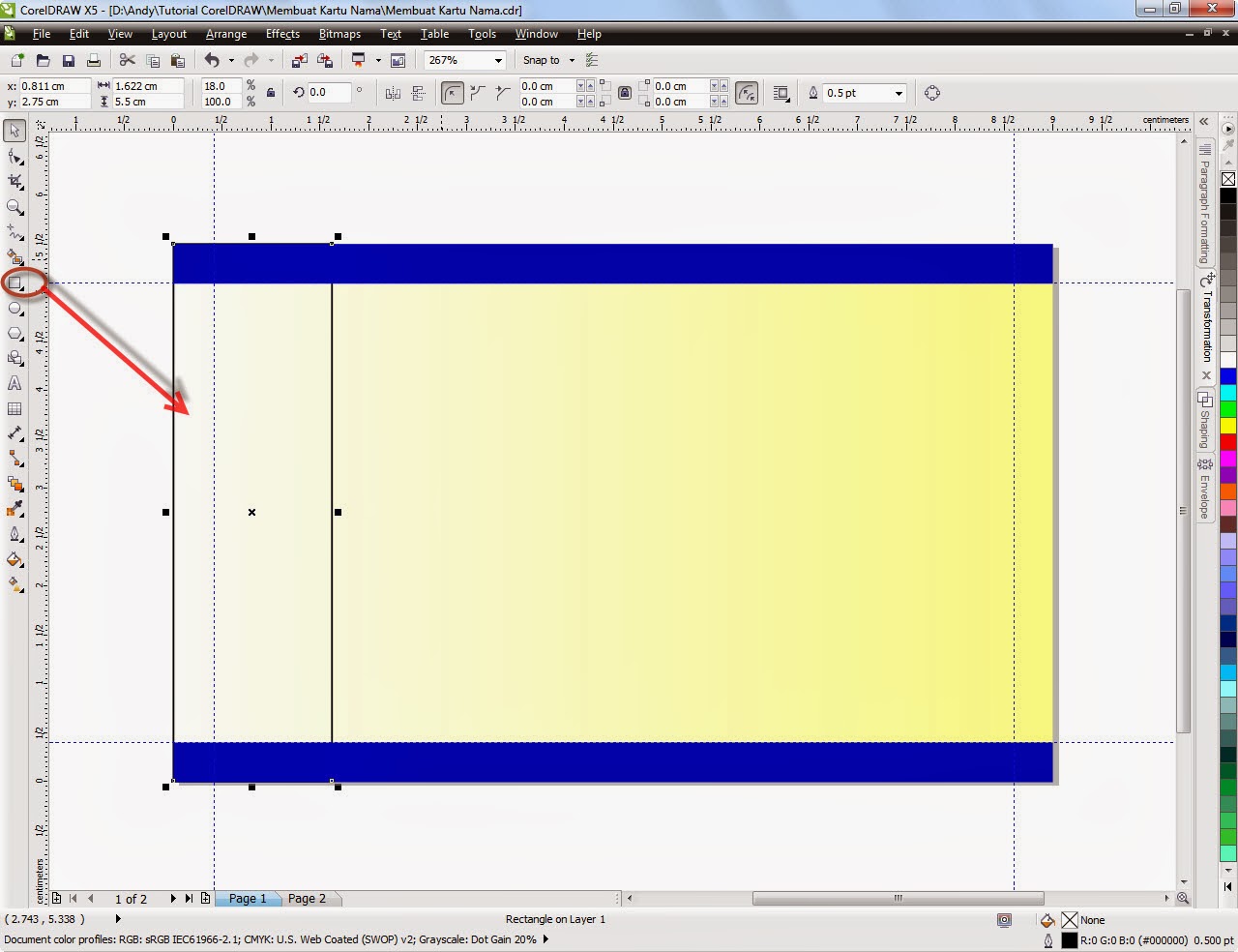 Detail Cara Membuat Id Card Dengan Corel Draw X5 Nomer 32