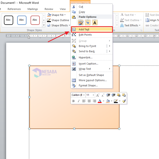 Detail Cara Membuat Id Card Panitia Dengan Microsoft Word 2010 Nomer 13