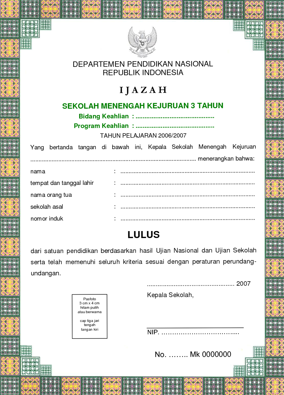 Detail Cara Membuat Ijazah Sma Nomer 29