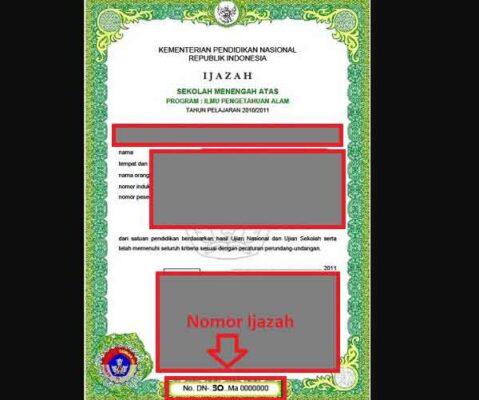 Detail Cara Membuat Ijazah Sma Nomer 35