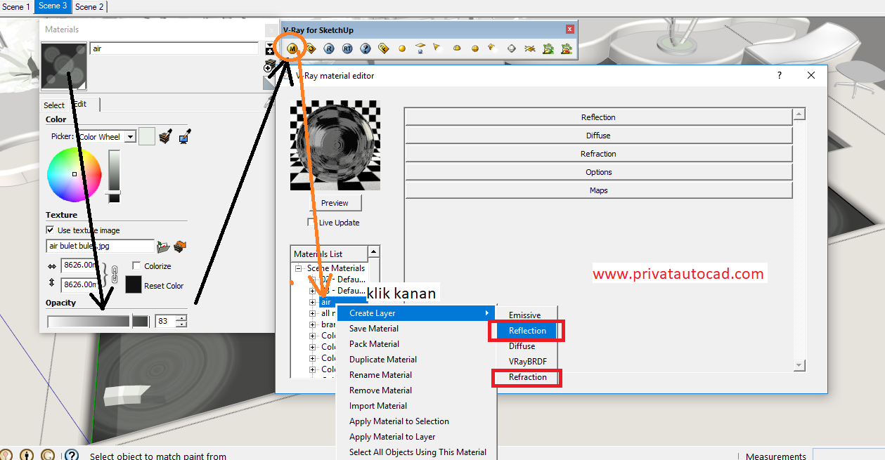 Detail Cara Membuat Kaca Transparan Di Sketchup Nomer 14