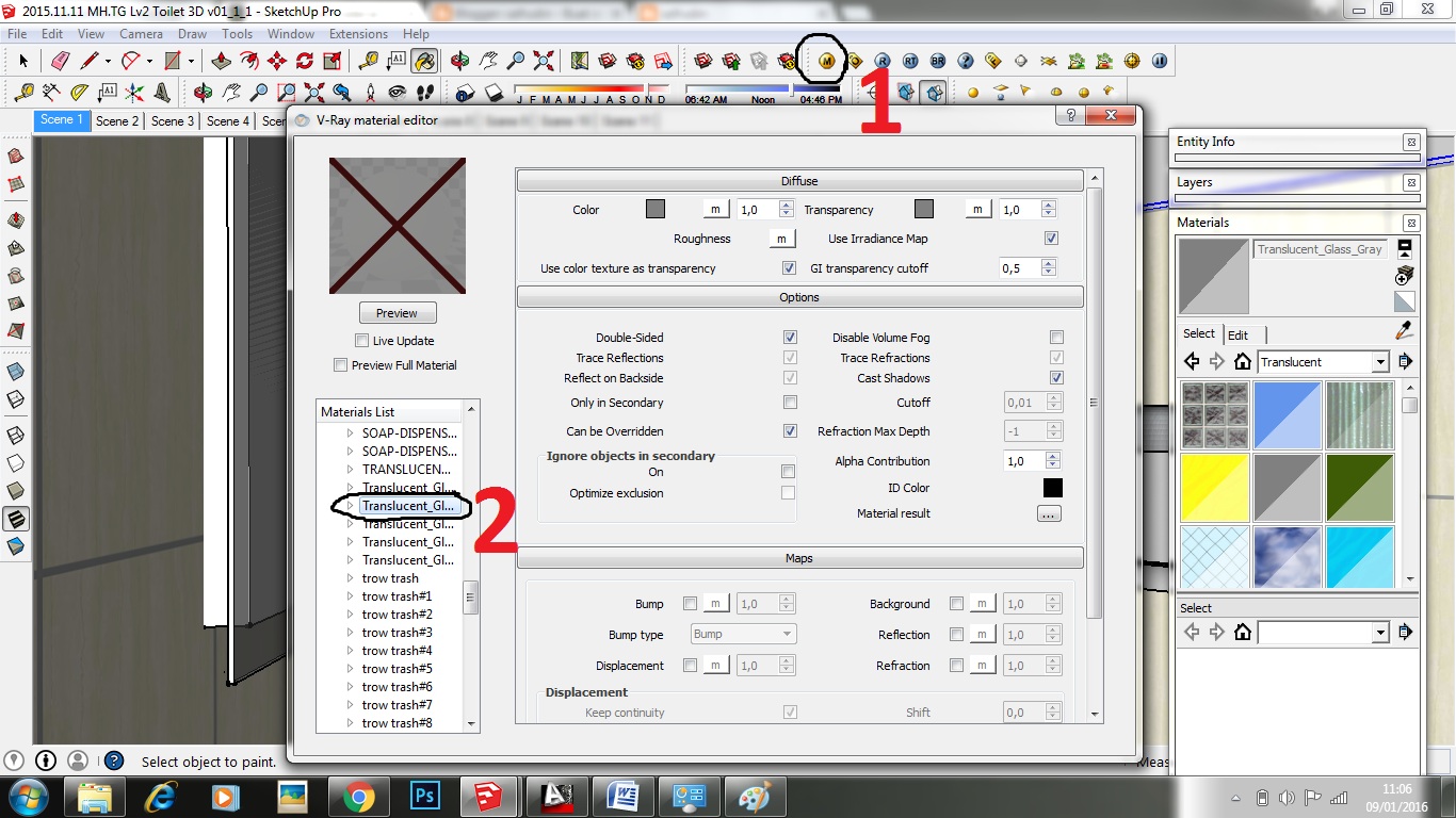 Detail Cara Membuat Kaca Transparan Di Sketchup Nomer 20