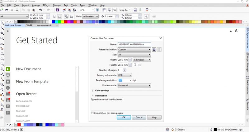 Detail Cara Membuat Kartu Nama Dengan Coreldraw X3 Nomer 14