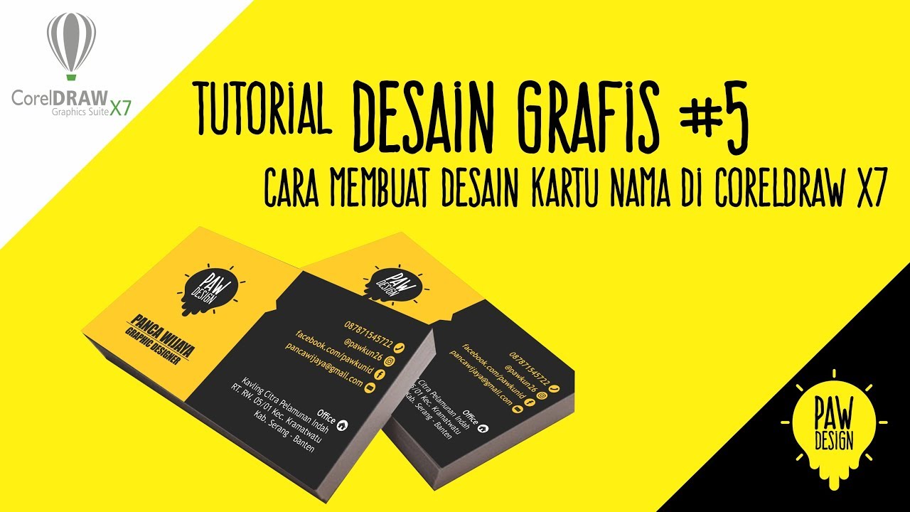 Detail Cara Membuat Kartu Nama Dengan Coreldraw X3 Nomer 15