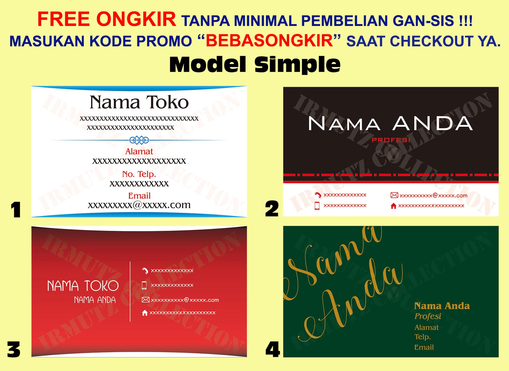Detail Cara Membuat Kartu Nama Dengan Coreldraw X3 Nomer 23