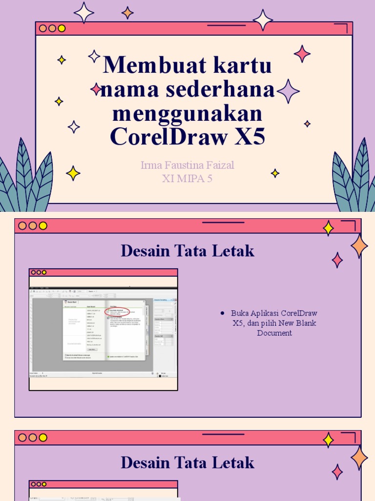 Detail Cara Membuat Kartu Nama Dengan Coreldraw X5 Nomer 39