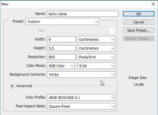 Detail Cara Membuat Kartu Nama Keren Dengan Photoshop Nomer 44