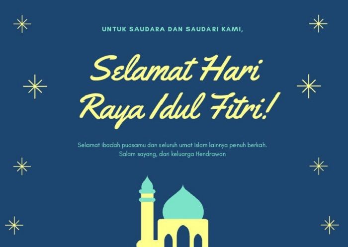 Detail Cara Membuat Kartu Ucapan Selamat Hari Raya Idul Fitri Nomer 48