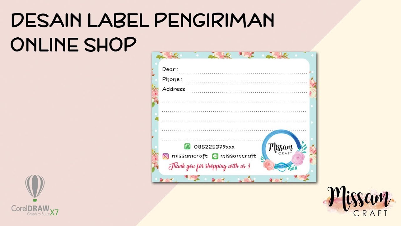 Detail Cara Membuat Label Pengiriman Online Shop Di Word Nomer 12