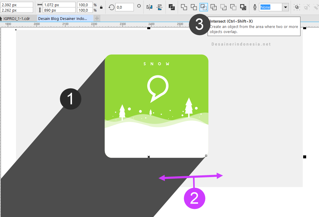 Detail Cara Membuat Long Shadow Di Corel Nomer 42