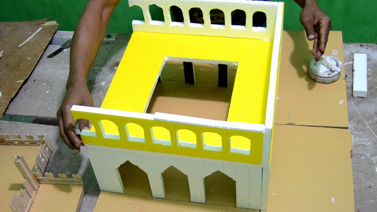 Cara Membuat Miniatur Masjid Dari Gabus - KibrisPDR