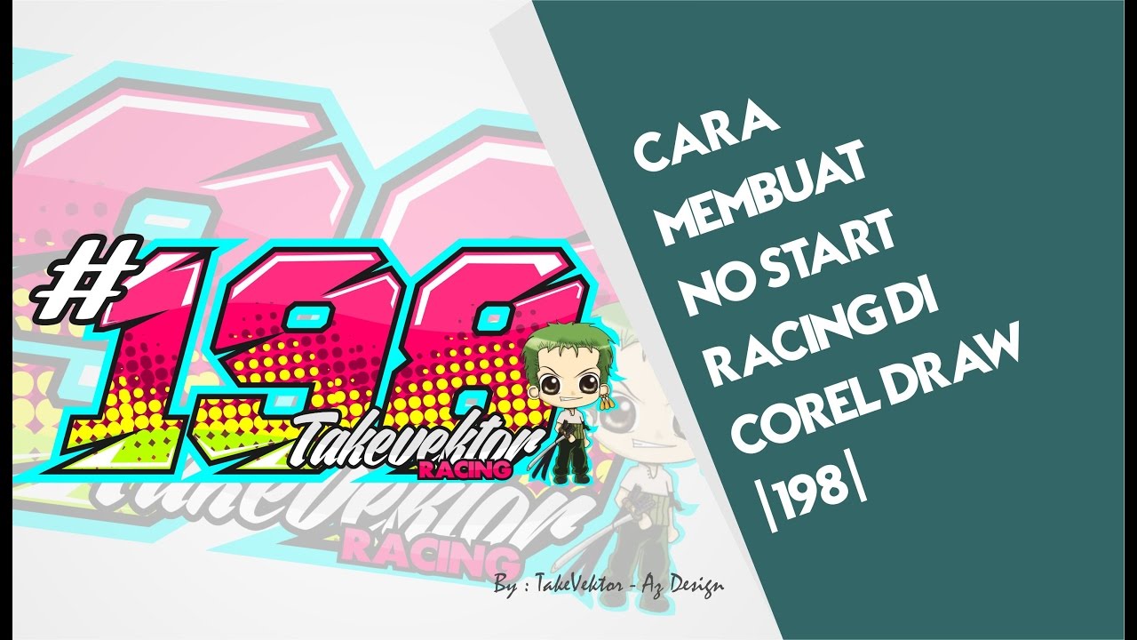 Detail Cara Membuat Nomor Start Balap Dengan Coreldraw Nomer 2