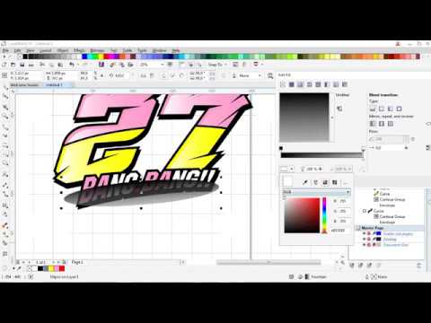 Detail Cara Membuat Nomor Start Balap Dengan Coreldraw Nomer 16