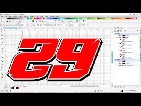 Detail Cara Membuat Nomor Start Balap Dengan Coreldraw Nomer 7